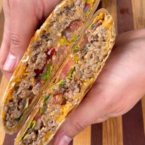 Quick and Easy - Chopped Cheese Crunchwrap - Grillin With Dad
