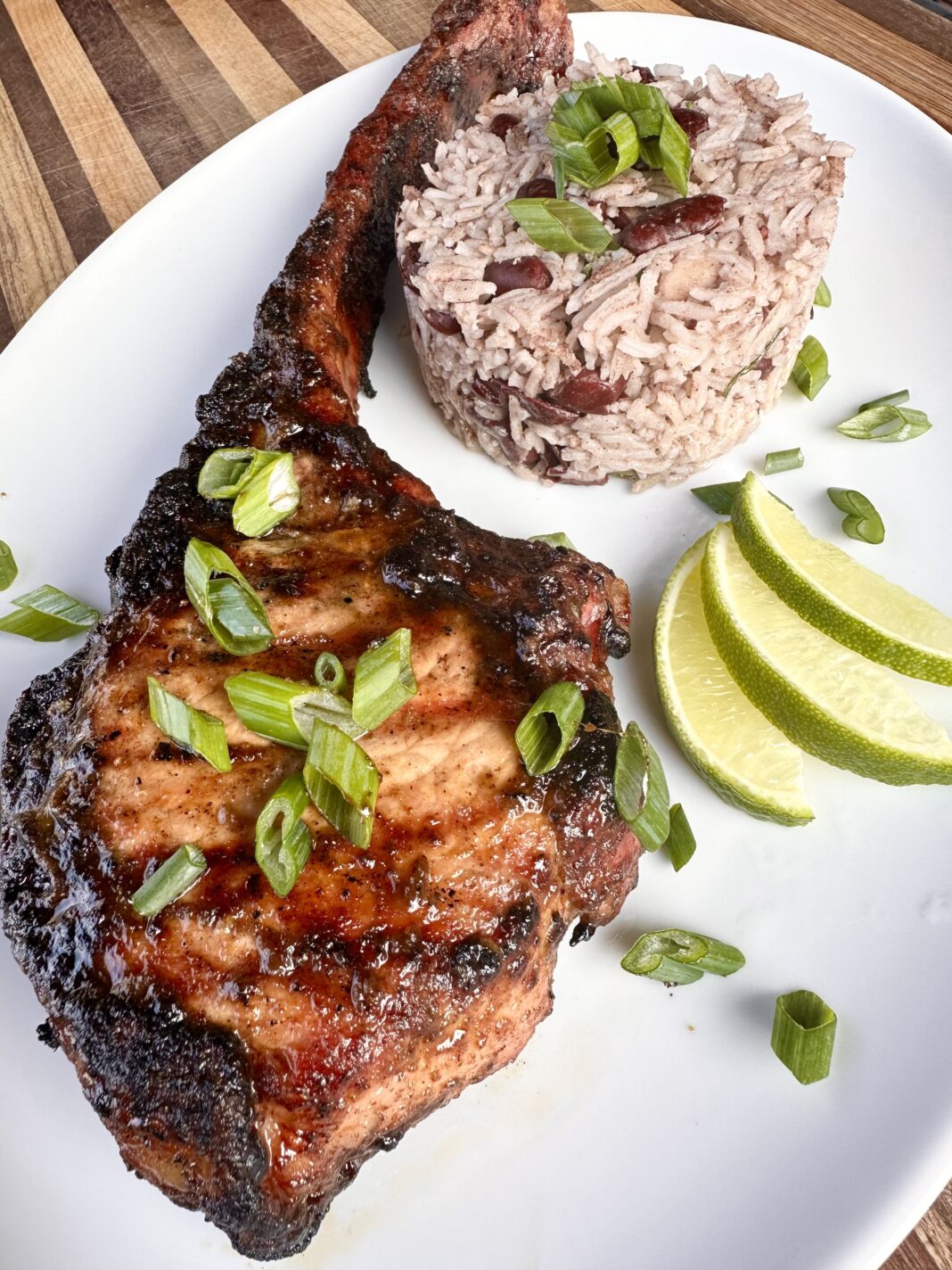 Jerk Pork Chops Grillin With Dad