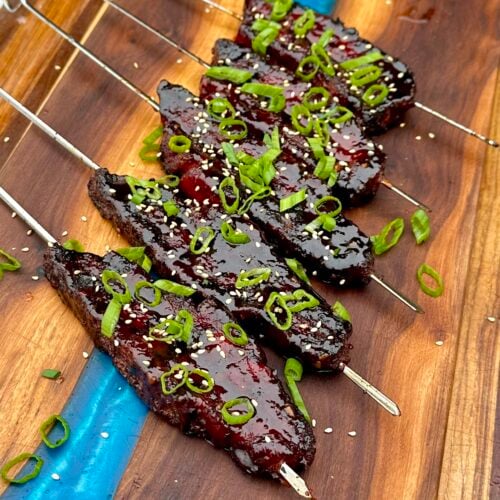 Pork Belly Skewers Grillin With Dad