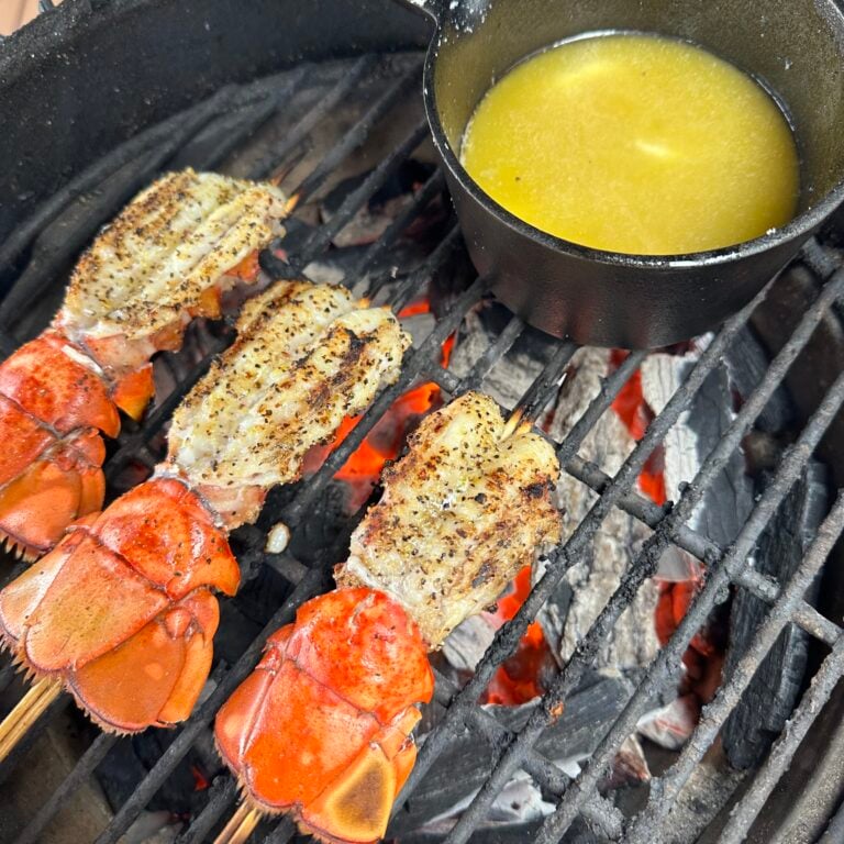 Grilled Lobster Skewers Grillin With Dad