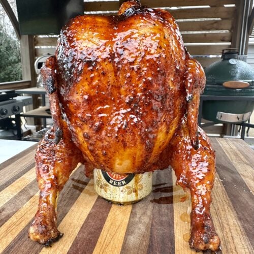Smoked Beer Can Chicken Grillin With Dad