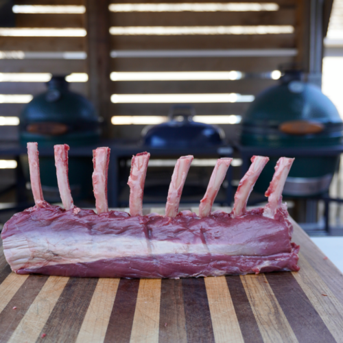 Grilled Venison Rack in Blueberry Sauce - Grillin With Dad