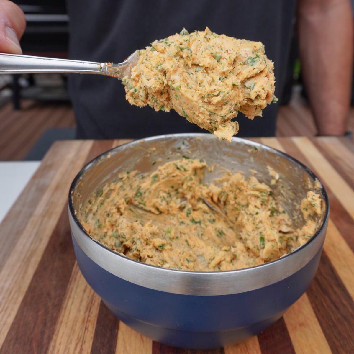 cajun honey butter mixture.