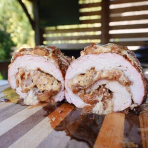 Grilled French Onion Pork Loin.