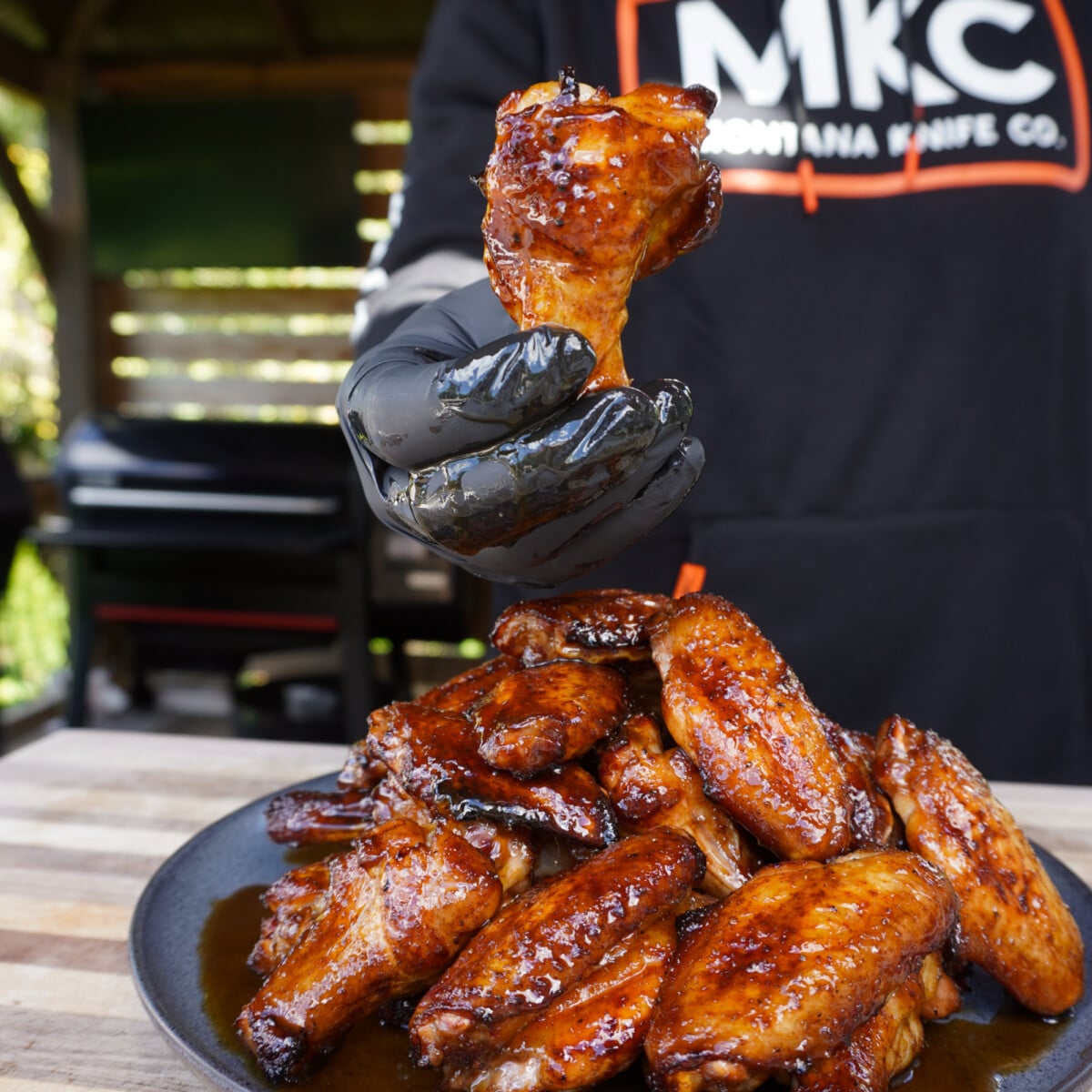 smoked maple bourbon drumlette.