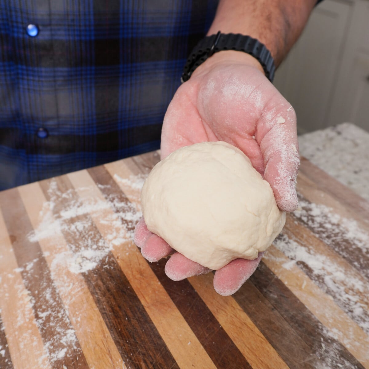 Pierogi dough.