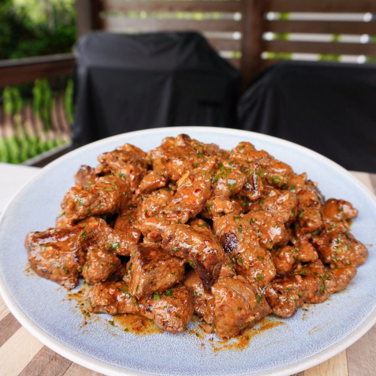 Cowboy Butter Steak Bites.