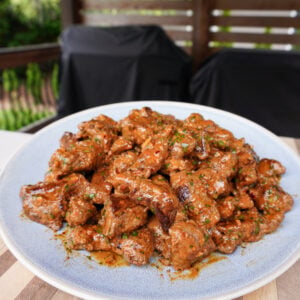 Cowboy Butter Steak Bites.