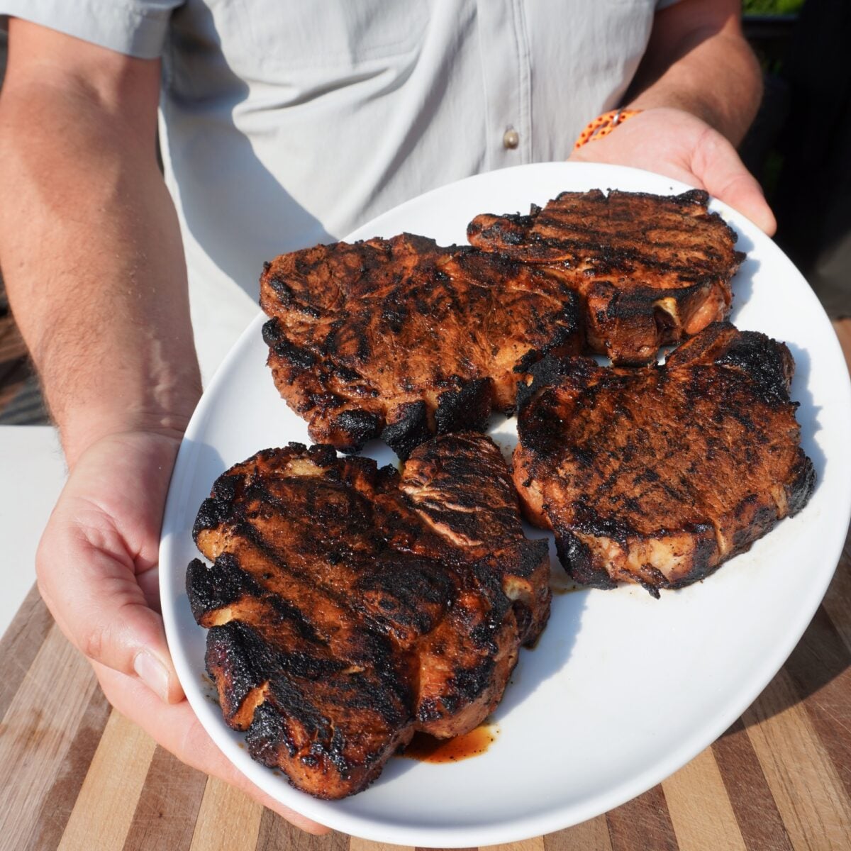 Easy Grilled Pork Chops.