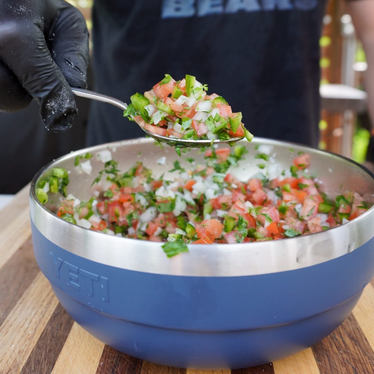 homemade pico de gallo.