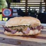 California style tri tip sandwich.